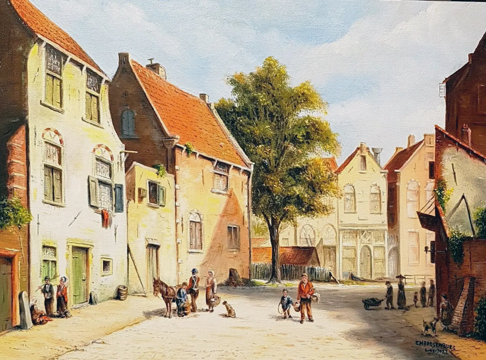 Dorpsgezicht A. Evertsen door Kees Roosenburg
