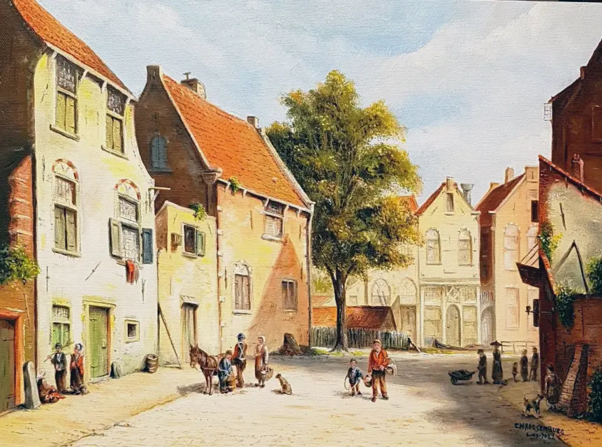 Dorpsgezicht A. Evertsen door Kees Roosenburg