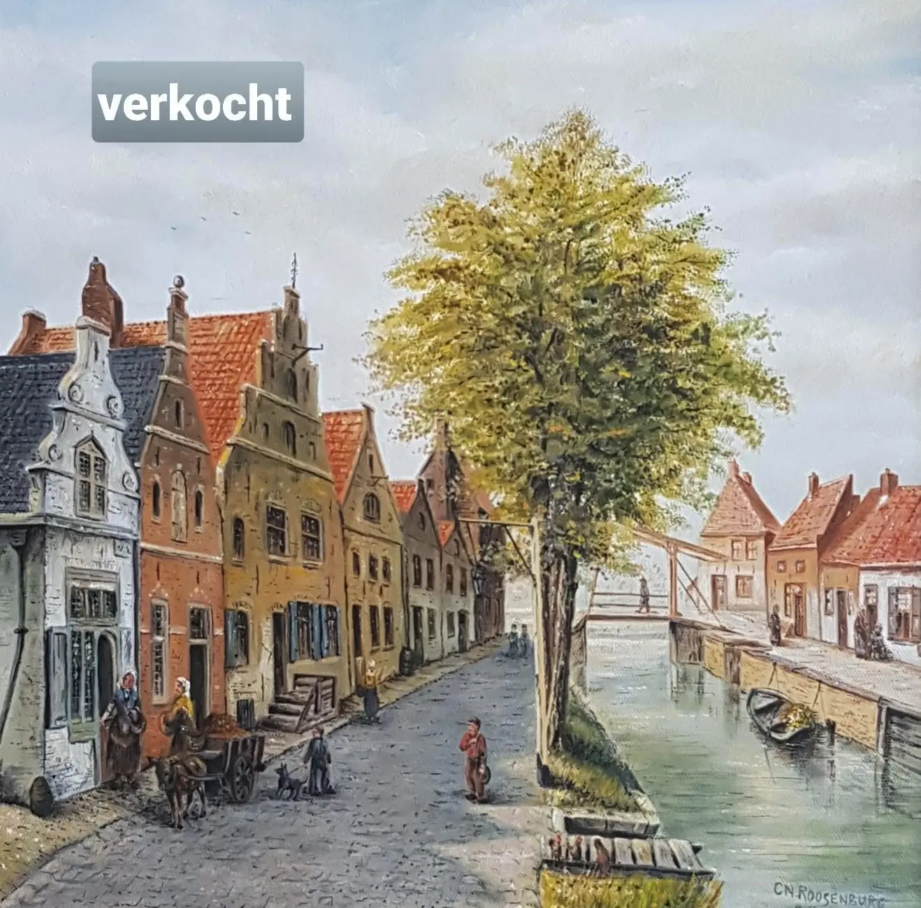 Dorpsgezicht Cornelis Springer door C.N. Roosenburg