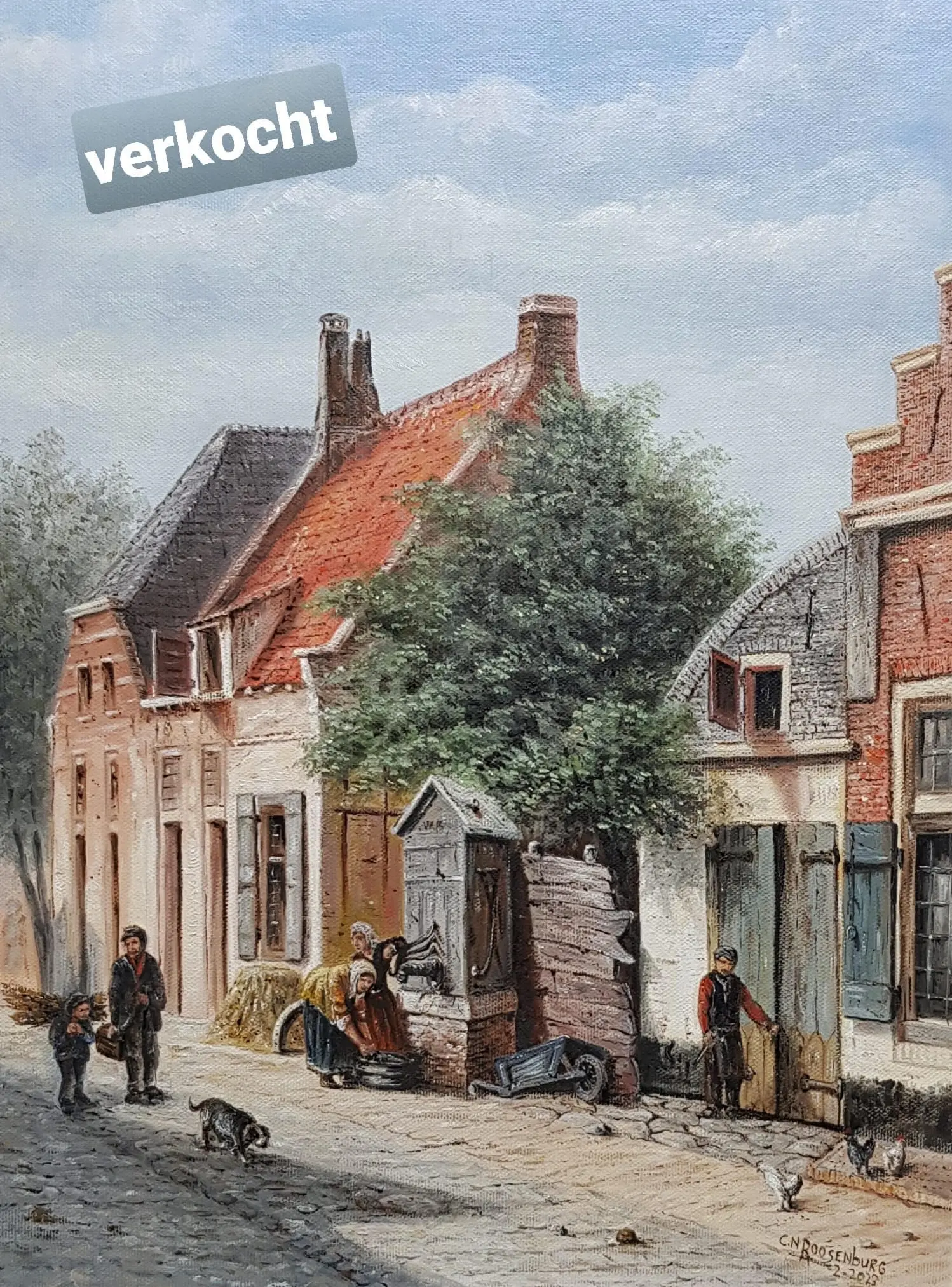 HET WALSTRAATJE TE HARDERWIJK door Kees Roosenburg