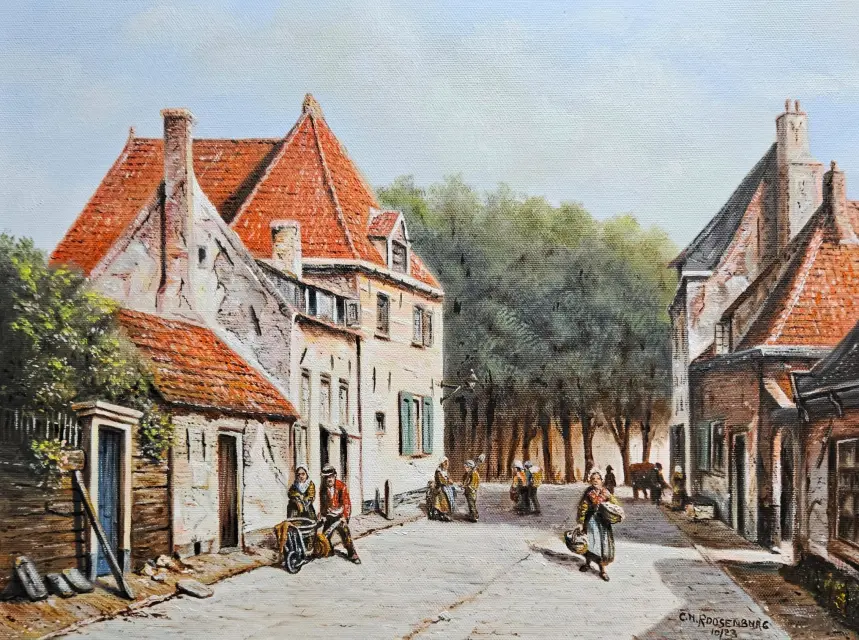 Hollands straatje Willem Koekoek door Kees Roosenburg