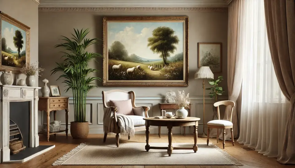 Schilderij in woonkamer